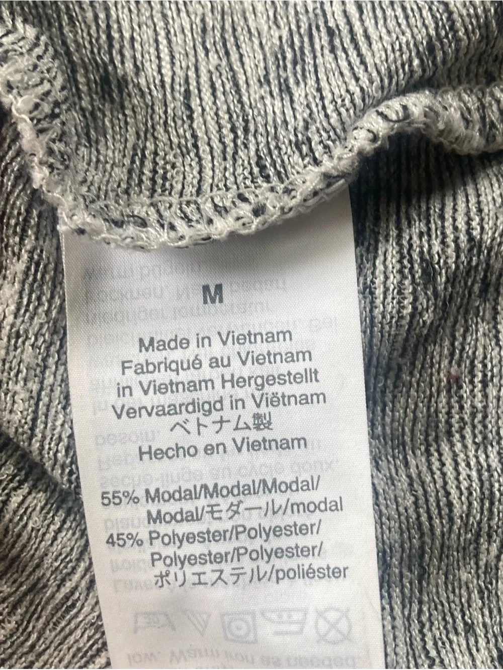 J. Crew Women's Heather Gray Tie-Front Pocket Tee Size Medium